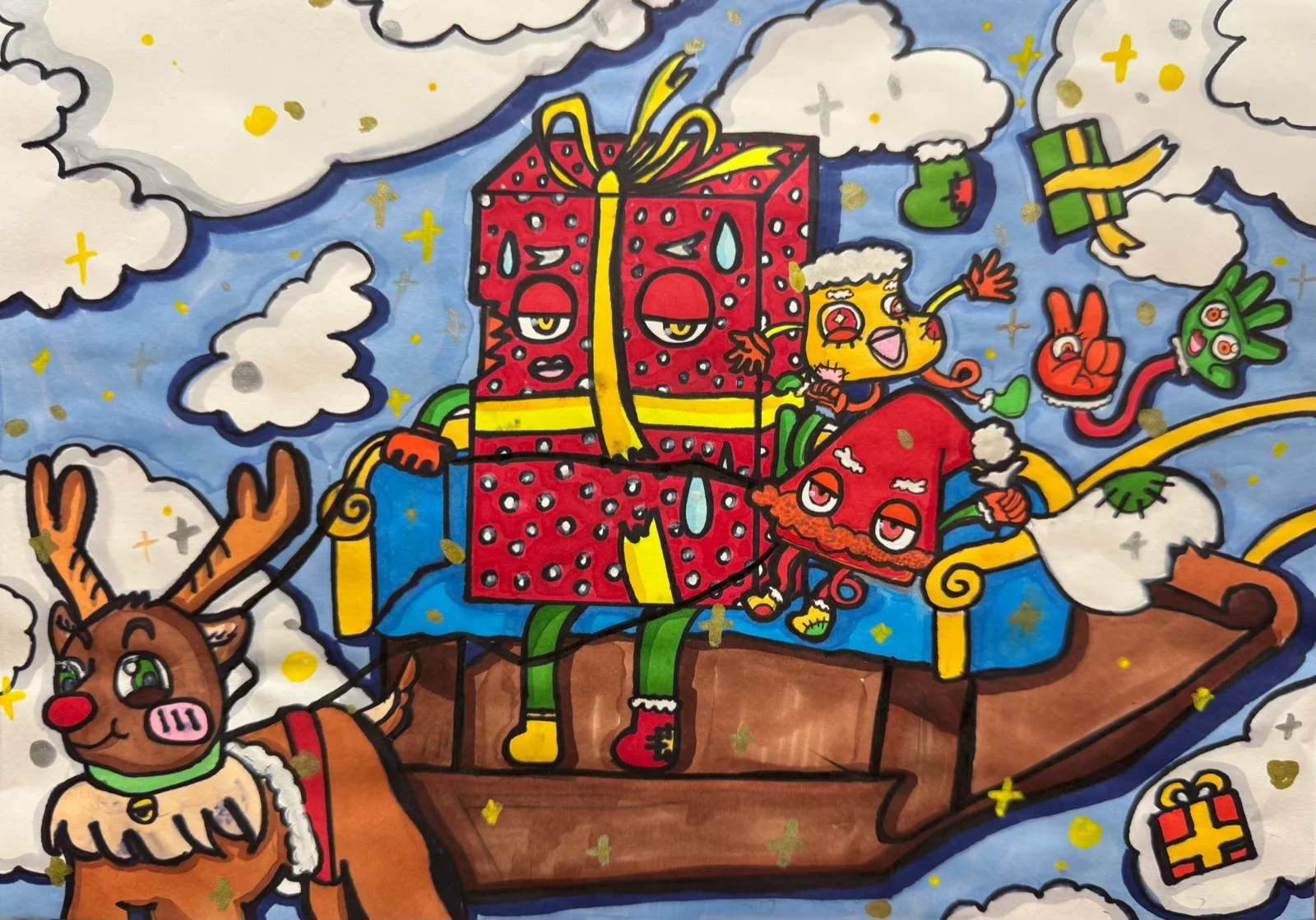 造形絵画作品 9