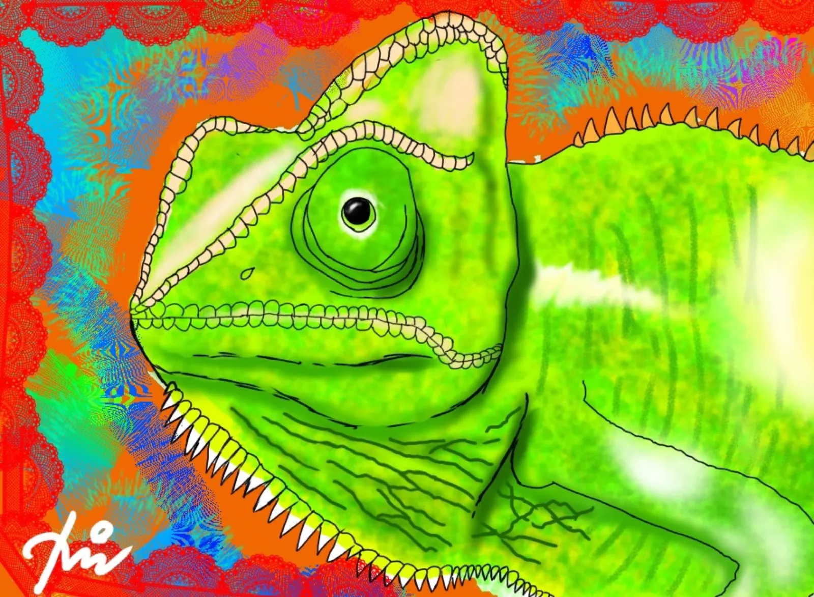 デジタルイラスト作品 3